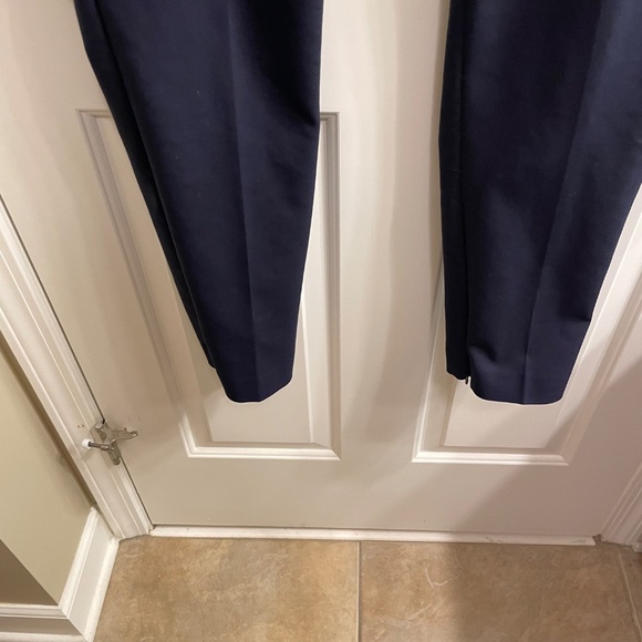 LOFT Marisa Skinny Full Length Pant, Navy Blue, 16 Tall - Picture 2 of 6